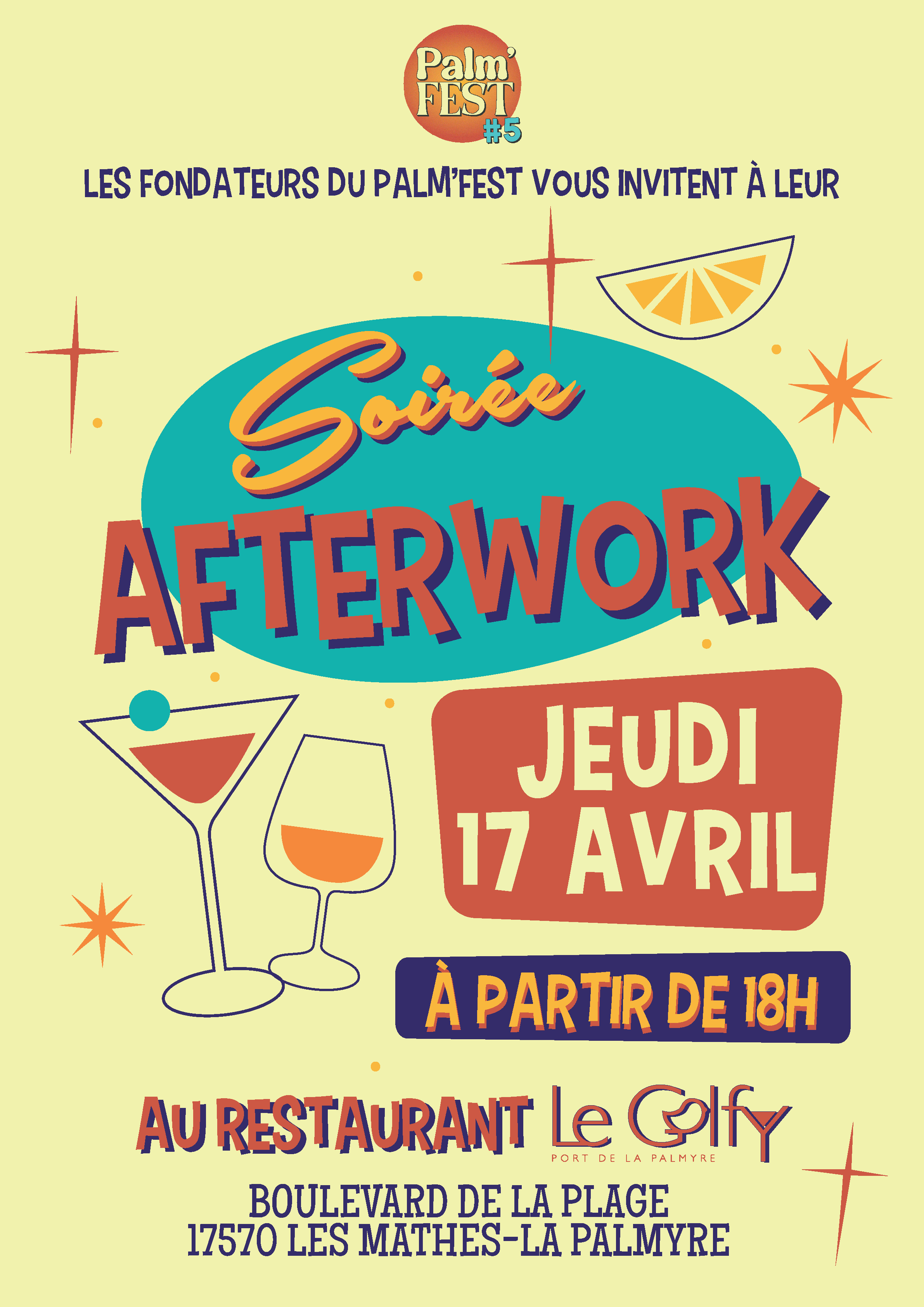 Affiche officielle Palm'Fest 2024